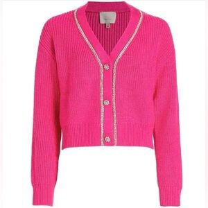 Cinq à Sept - Palmer Crystal Embellished Cardigan size M